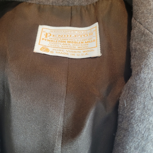 Pendleton Vintage Brown Wool Suit Size 10 - Picture 5 of 5